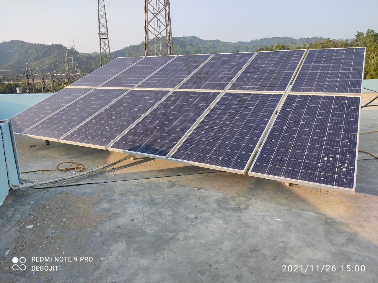 4KWp Solar at 132KV/32KV LONGLENG Sub Staion, Nagaland , Power Grid