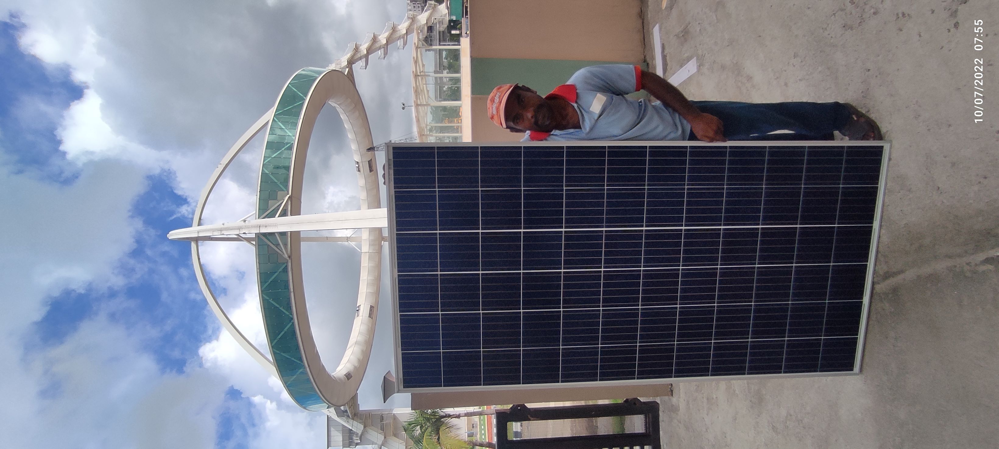 6KWp On Grid Roof Top Solar System, Sundrop Co Operative Housing Society, New Town