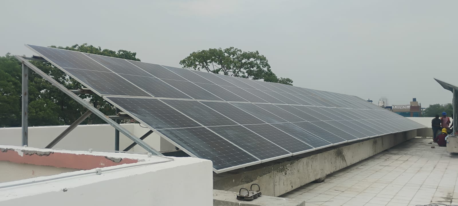 12.0 KWp Solar Power System, Dhaniakhali II Gram Pnachayat Office, Hooghly, West Bengal.