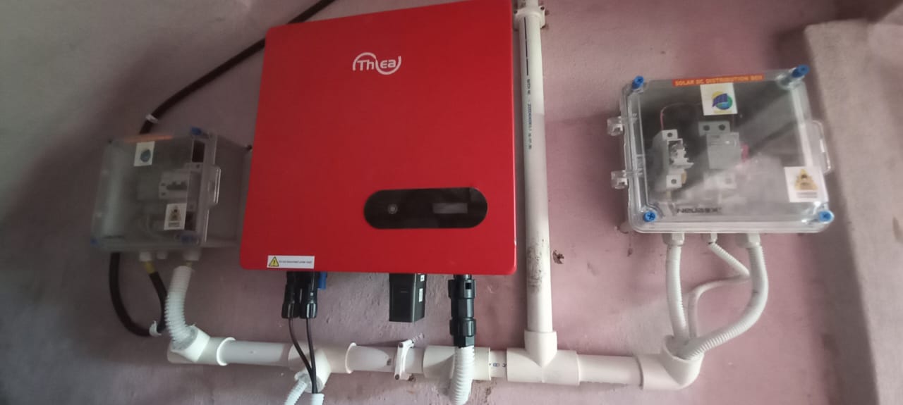 4.95 Kwp ON GRID ROOF TOP SOLAR SYSTEM AT BELMURI GRAM PANCHAYAT OFFICE OF DHANIAKHALI