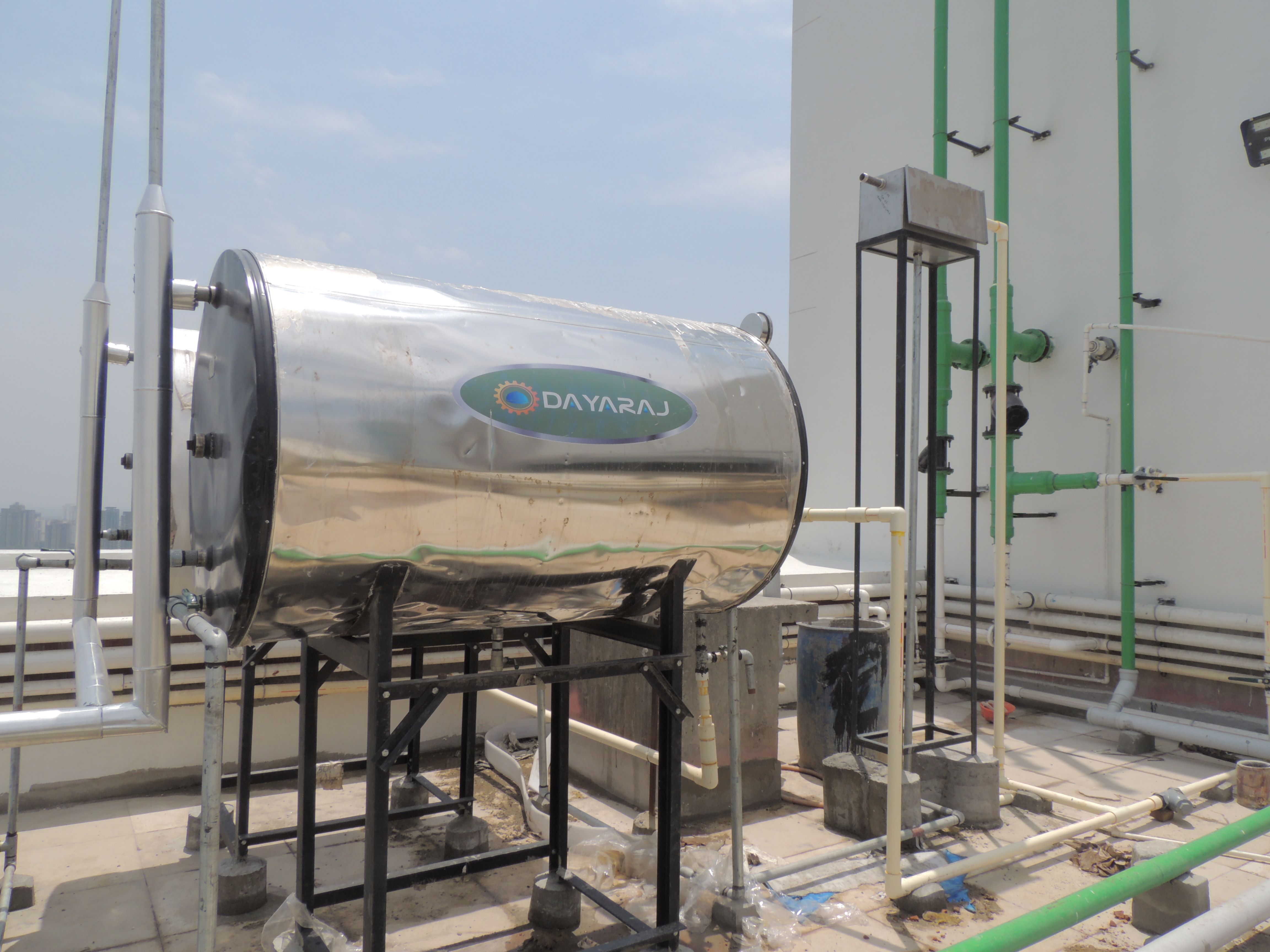 3750 LPD Solar Water Heating System at Tower G Avenida, Tata Housing, Kolkata